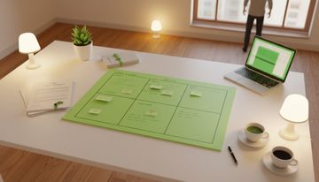 Canevas business plan : structure en 9 blocs + exemple